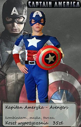 kostium Kapitan Ameryka